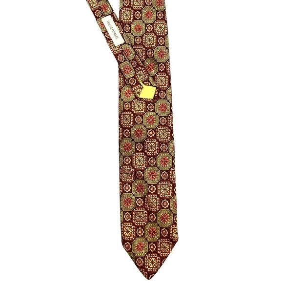 Ernst of San Francisco Felly’s Flowers Rayon Neck Tie - Picture 7 of 7
